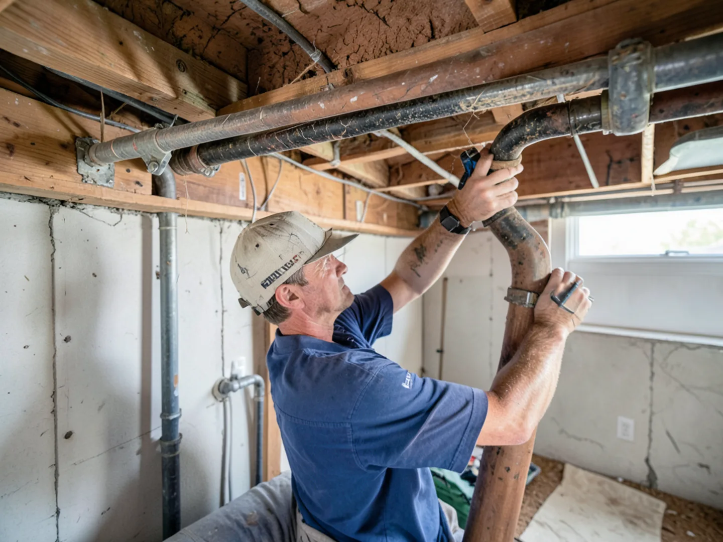 Plumbing service vehicle and diagnostic work in Fair Oaks, CA