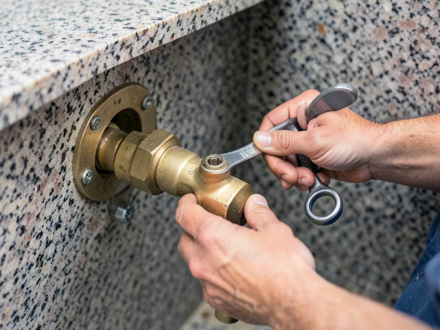 Plumbing infrastructure and homes in Granite Bay, CA