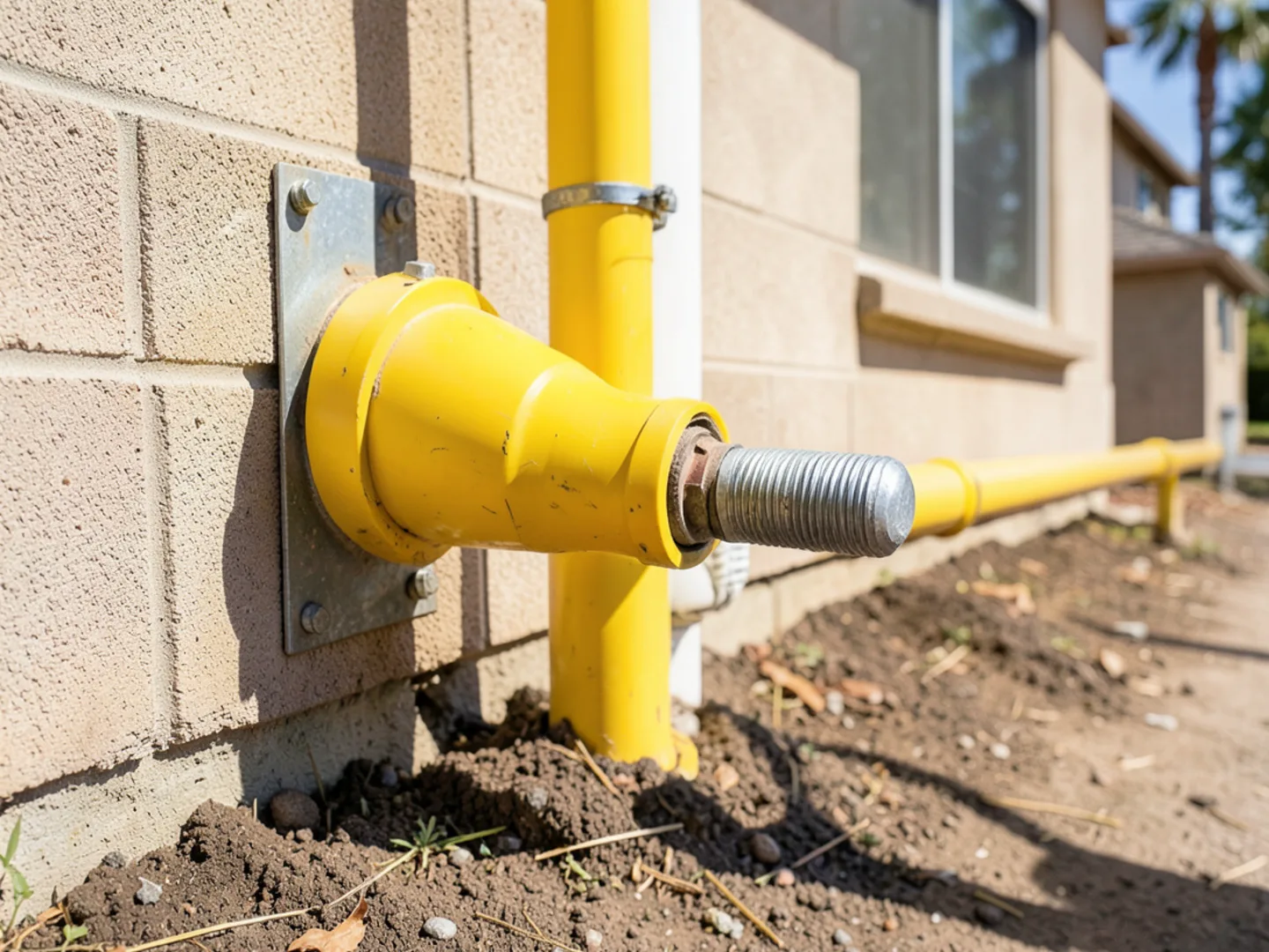 Gas Line Repair project execution #2 in Folsom