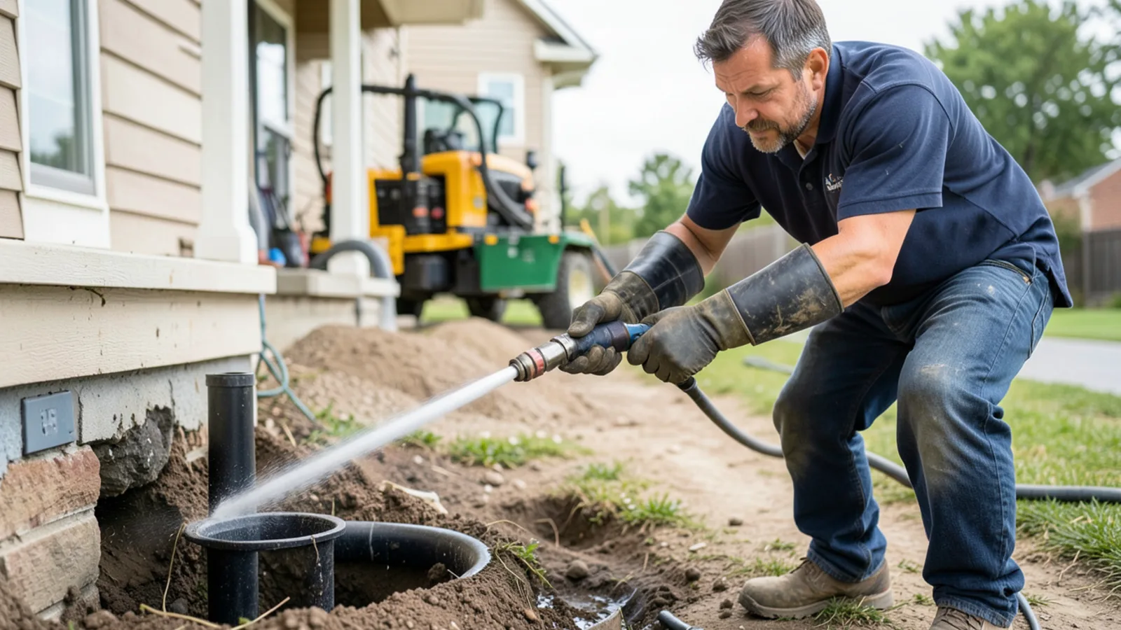 Hydro Jetting in Folsom, CA — High-Pressure Line Scouring