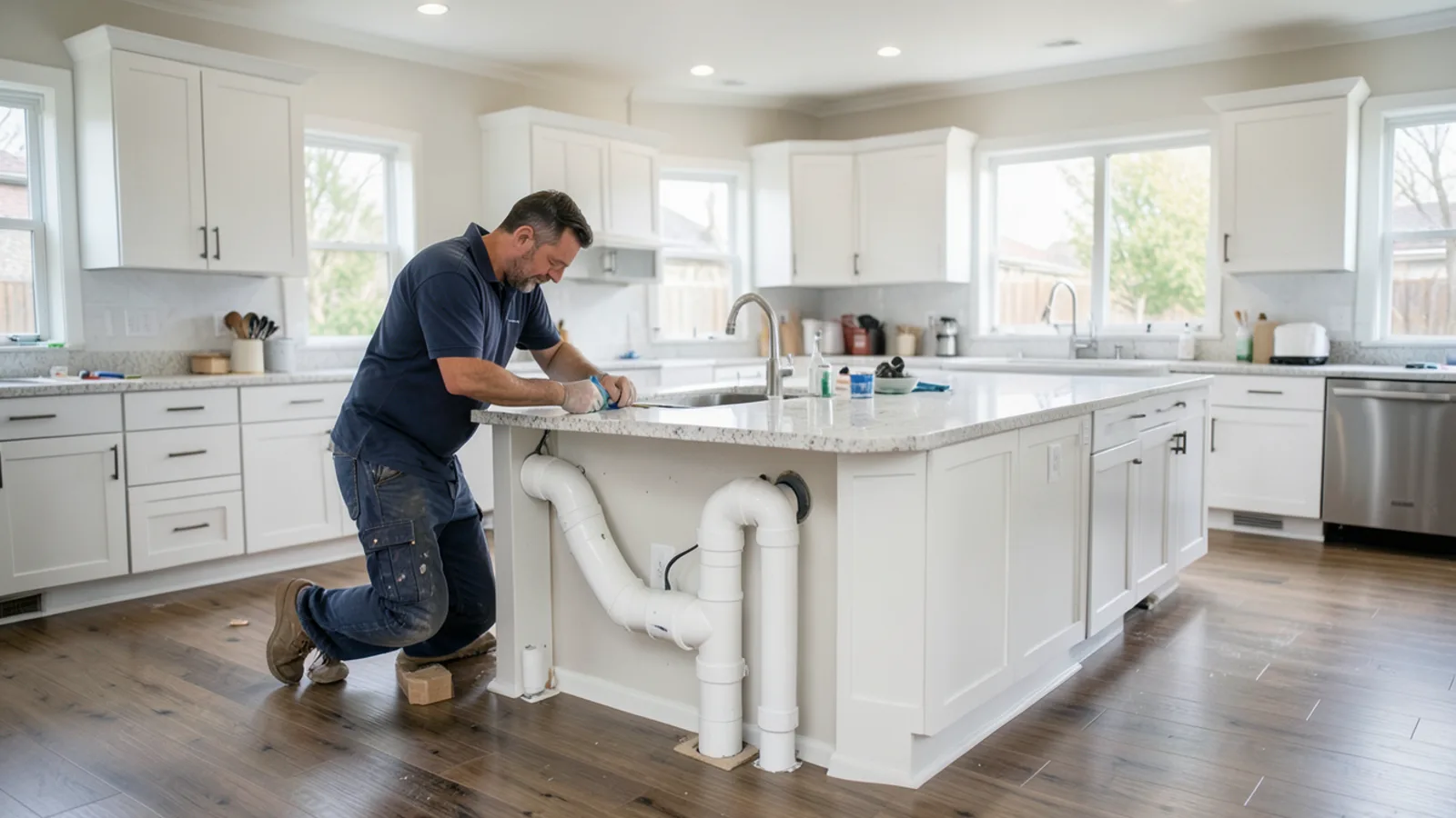 Kitchen Plumbing in Folsom, CA — Sinks, Drains & Loops