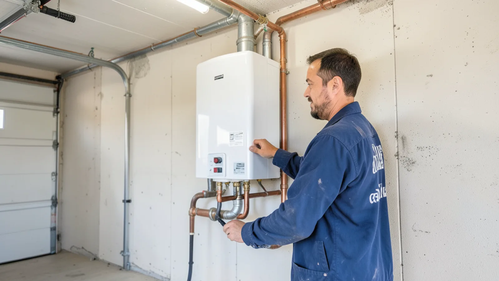 Tankless Water Heater in Folsom, CA — Gas Line Upgrades