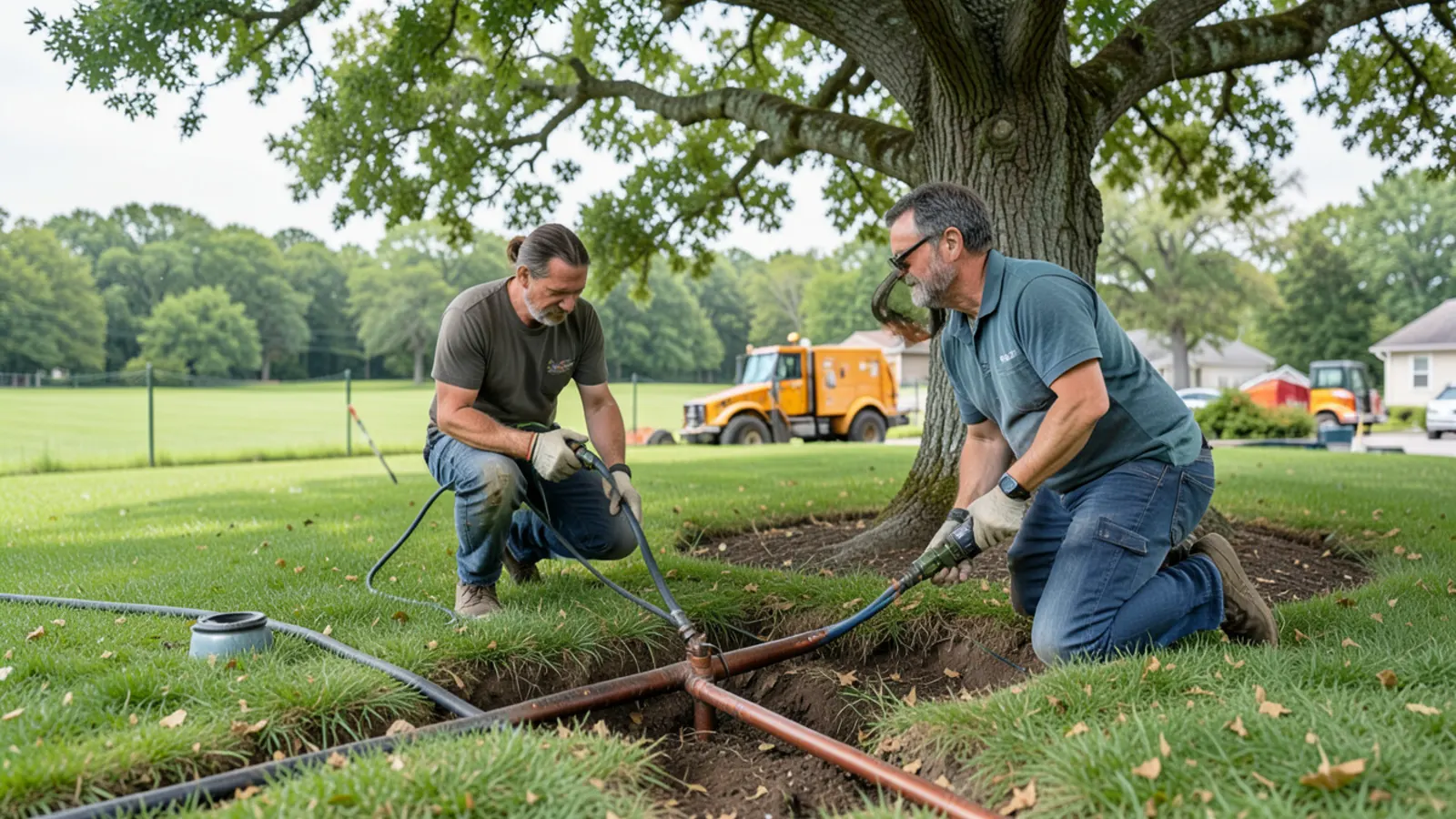 Water Line Repair in Folsom, CA — Trenchless Main Pulls